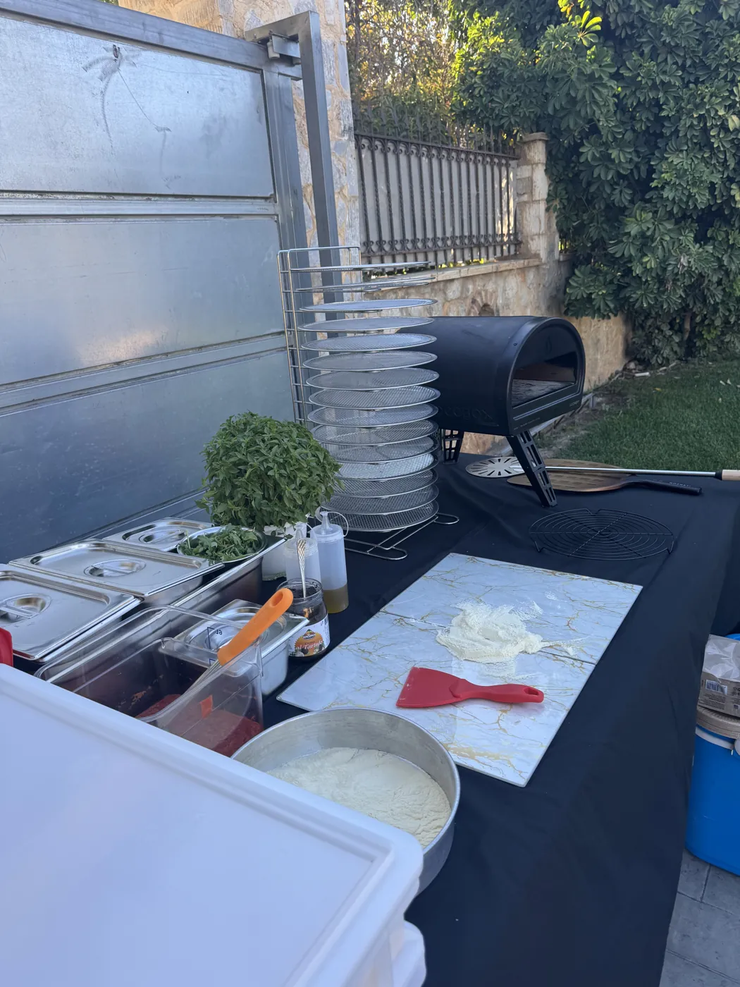 Live pizza station σε εκδήλωση στα Βόρεια Προάστια